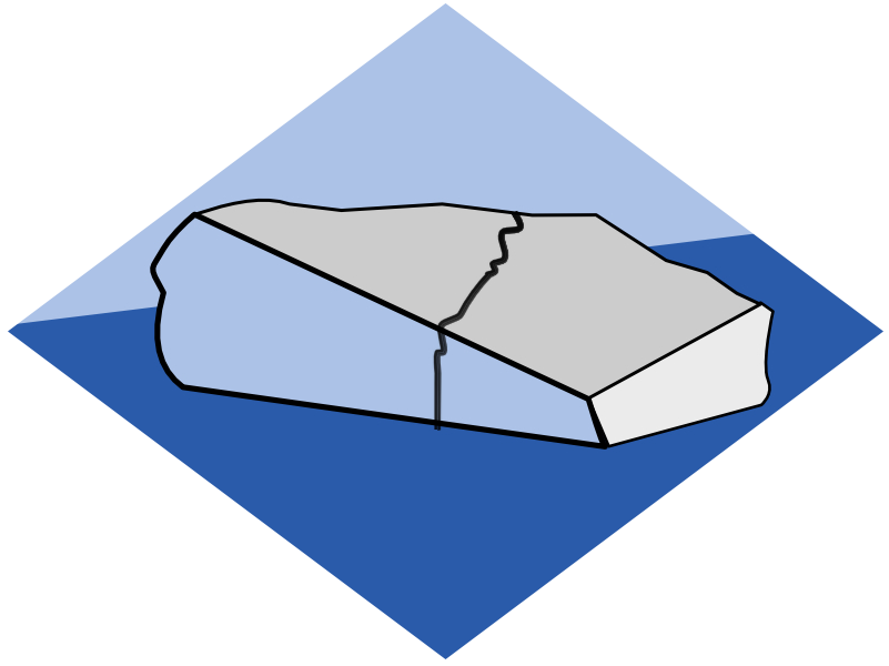 Eisberg Grafik